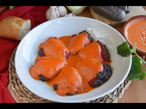 receta de pimientos rellenos de morcilla