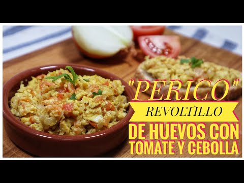 receta de perico criollo con cebolla y tomate