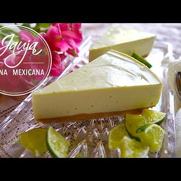 receta de pay helado de limón