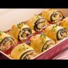 Receta de rollitos de calabacín
