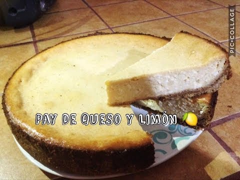 receta de pay de queso con limón