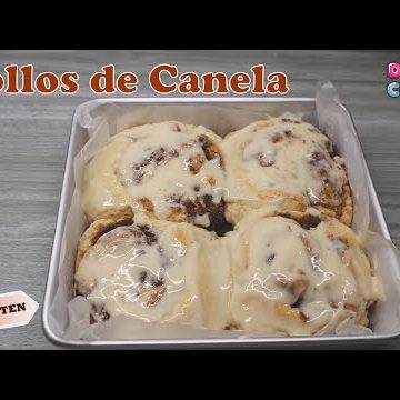 Receta de rollitos de canela sin gluten