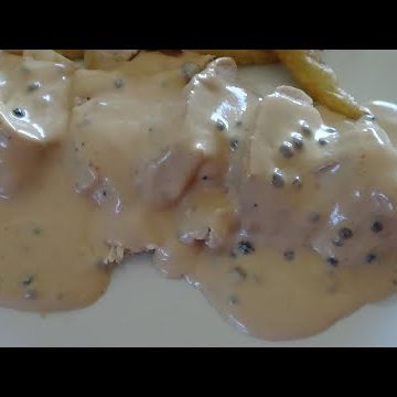 receta de pechuga de pollo con salsa a la pimienta