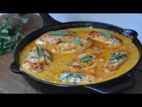 receta de pechugas de pollo con salsa de queso azul