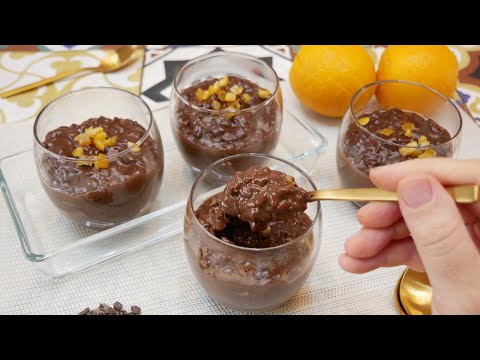 Receta de risotto dulce de chocolate