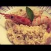 Receta de risotto de gambas y almejas