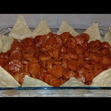Receta de salchichas enchipotladas para niños