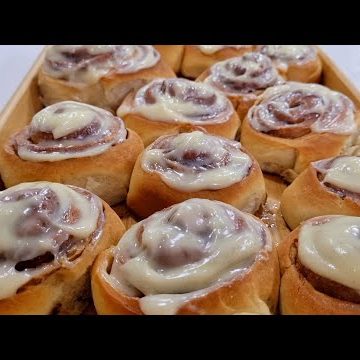 Receta de rollitos de canela con glaseado