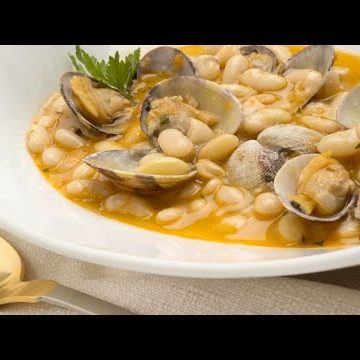Receta de pochas de la ribera con almejas