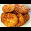 Receta de salchichas con berenjenas rebozadas