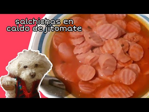 Receta de salchichas en caldillo de jitomate