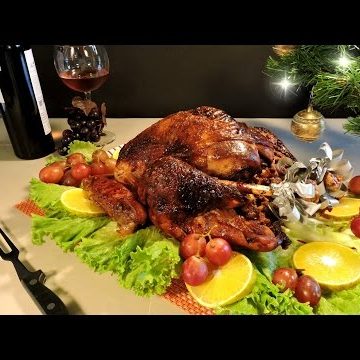 receta de pavo relleno de frutas