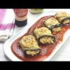 Receta de rollitos de espinaca con pollo y berenjena