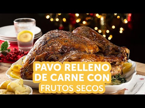 receta de pavo relleno de ternera