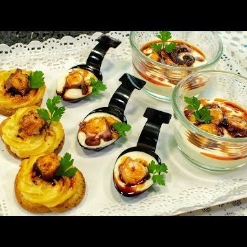 receta de pincho de pulpo
