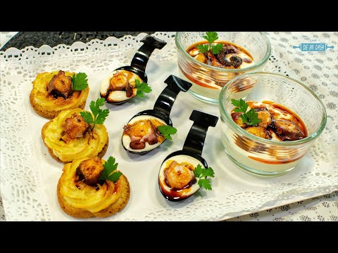 receta de pincho de pulpo