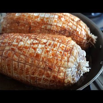 receta de pechuga de pavo rellena con salsa de mostaza