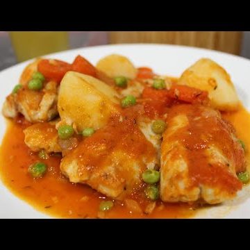 receta de pescado a la jardinera