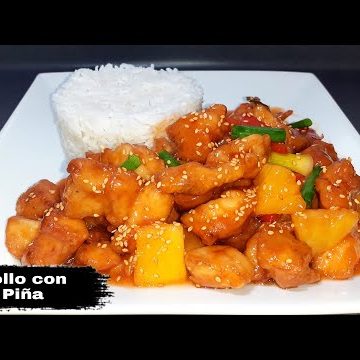 receta de pechugas de pollo con pina