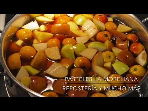 Receta de ponche de frutas