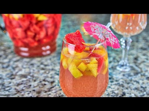 Receta de ponche de frutas con alcohol