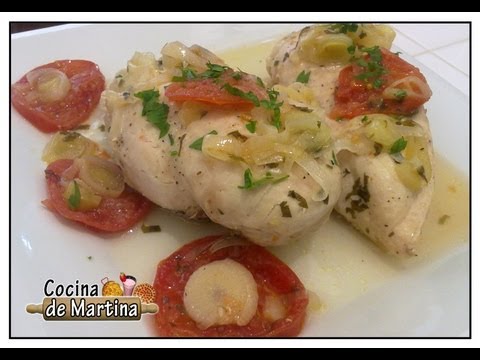receta de pechugas de pollo al microondas