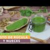 receta de pesto de rúcula