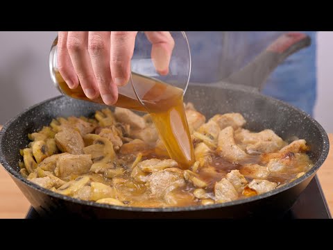 receta de pechugas de pollo con nata y champiñones