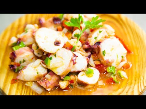 Receta de salpicón de pulpo canario