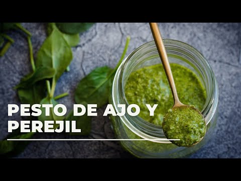 receta de pesto de perejil