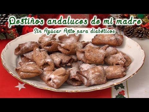 receta de pestiños para diabéticos