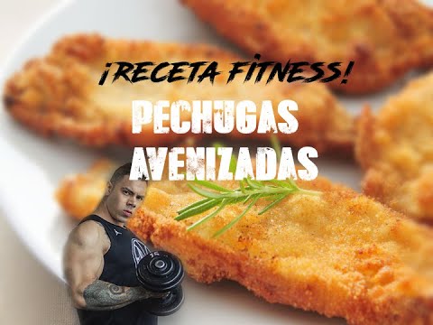 receta de pechuga de pollo empanizada con avena