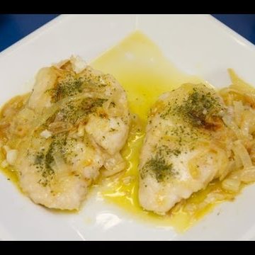 receta de pescado frito encebollado