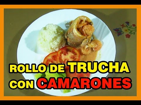 Receta de rollitos de trucha