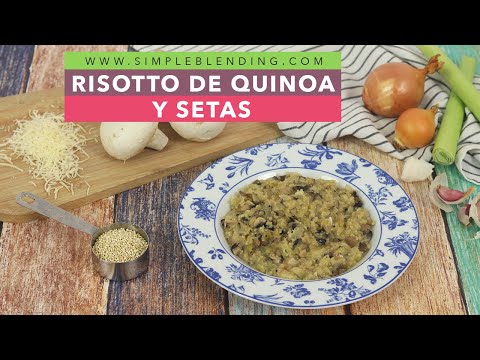 Receta de risotto de quinoa y setas