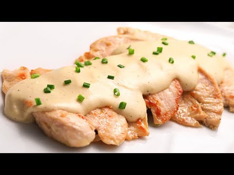 receta de pechuga de pollo en salsa de queso