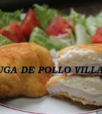 Receta de pechuga de pollo a la villaroy