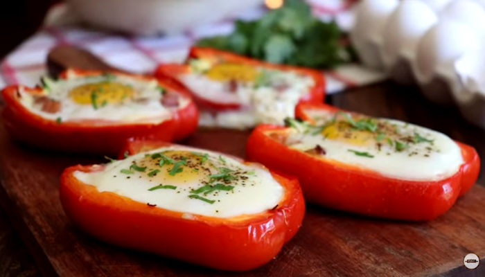 Receta de pimientos morrones rellenos