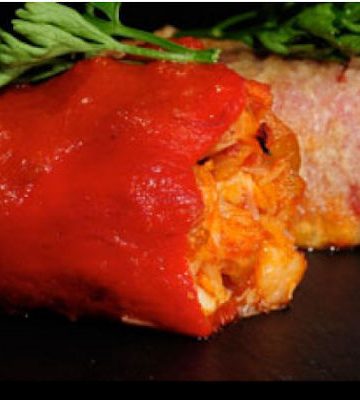Receta de pimientos rellenos de centollo