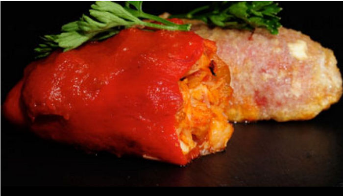Receta de pimientos rellenos de centollo