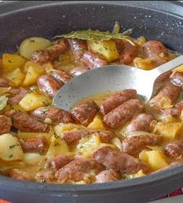 Receta de salchichas veganas al vino