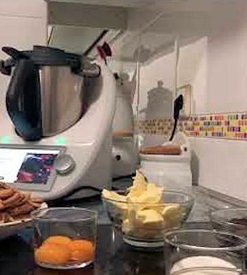 Receta de salchichón de chocolate con thermomix