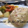 Receta de salmón a la pimienta con verduras