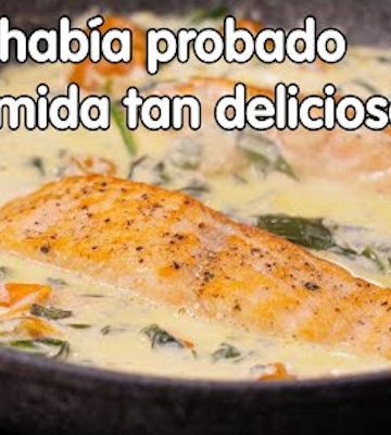 Receta de salmón a la sidra achampanada