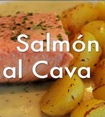 Receta de salmón al cava