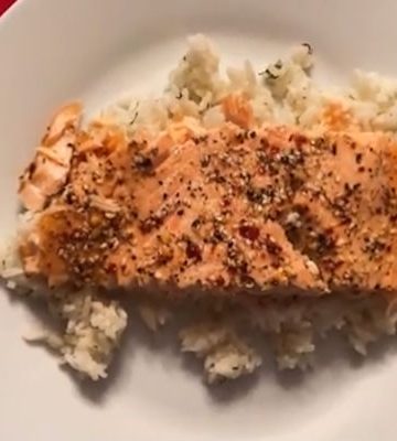 Receta de salmón al horno con especias