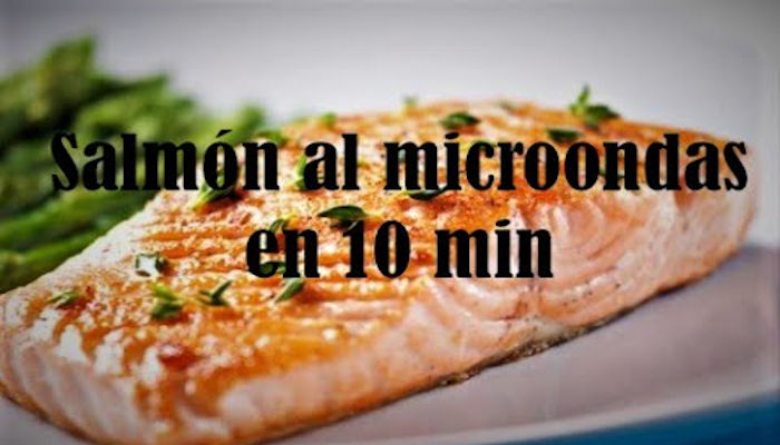 Receta de salmón blanco a la portuguesa en microondas