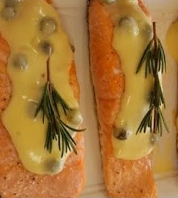 Receta de salmón con alcaparras a la crema