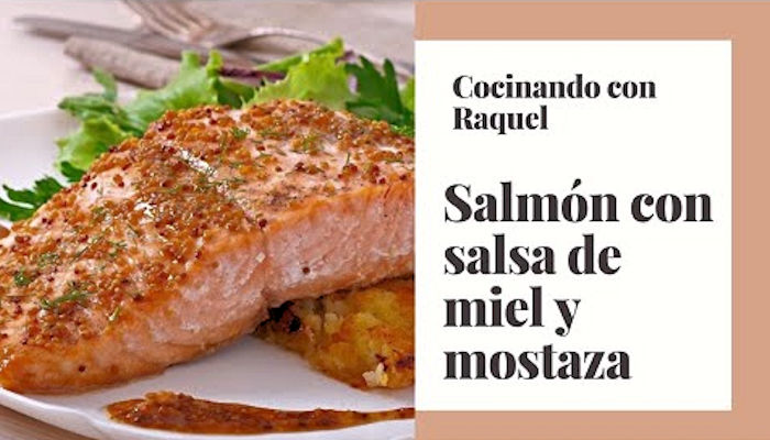 Receta de salmón con salsa de mostaza