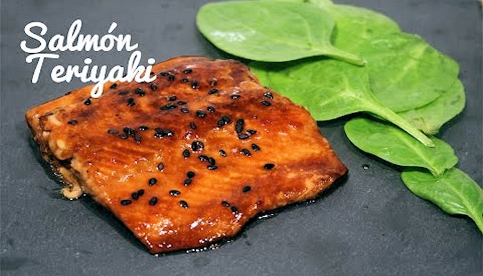 Receta de salmón con salsa teriyaki